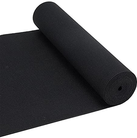 BENECREAT 30cmx1m Schwarzes Elastisches Gummiband Crafts Flaches Elastisches Stretchband Für Haare, Zöpfe, Nähzubehör Und Kunsthandwerk