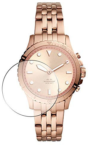 Vaxson 3 Stück Schutzfolie kompatibel mit Fossil Hybrid Smartwatch FB-01 FTW5070 smart watch Display folien Displayschutzfolie ( nicht Panzer Schutz Glas folie SchutzGlas nicht PanzerGlas ) NewVersion