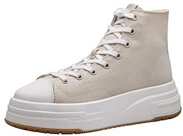 Tamaris Damen 1-1-25216-20, Zapatillas Altas Mujer, Beige, 38 EU