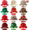 JOYIN 24 Stück Weihnachts-Schleifen zum Verpacken von Geschenken, 11,9 cm, Geschenkpapier mit Schleifen, einfaches und schnelles Verpackungszubehör für Weihnachten Weinflaschen, Geschenke Dekoration