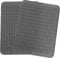 SOQKEEN 2 piezas Alfombrilla Escurreplatos de Silicona 40×30cm escurreplatos silicona Alfombrilla escurreplatos plegable antideslizante resistencia a altas temperaturas Alfombrilla para secar Platos