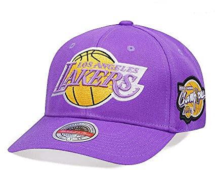 Mitchell & Ness - NBA 2009 Champions - Classic Red Snapback Cap, Los Angeles Lakers, Purple