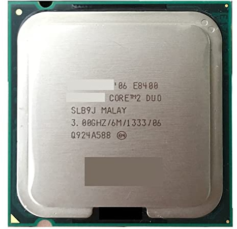 processore Processore Core 2 Duo E8400 Dual-Core 3.0 Ghz FSB 1333 MHz Socket 775 CPU Reattivo e potente