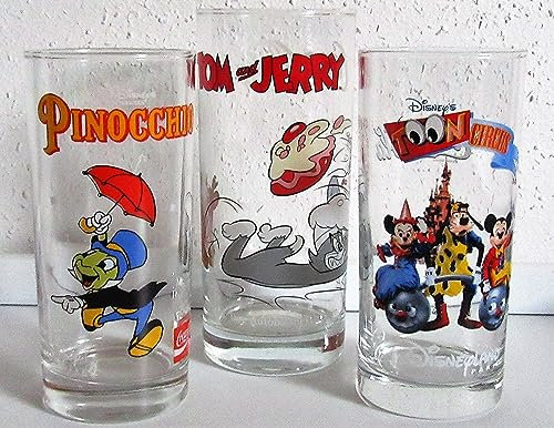 &AngiesStrickZauber Lot de 2 verres à collectionner 0,2 l / 1 x 0,3 l / rétro / vintage/verres