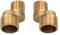BiaoTeng Wasserhahn Adapter FüR Badewanne Wasserhahn Adapter Von 1/2 Auf 3/4 Zoll Adapter Wandmontage Duscharmatur 2 Stück S-Anschluss Armaturen, A