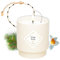 MY JOLIE CANDLE - Bougie Parfumée Linge Frais - Bijou Surprise Bracelet Or Noir - Cadeau Femme Maman - Cire Végétale - Parfum Français - Mèche Coton