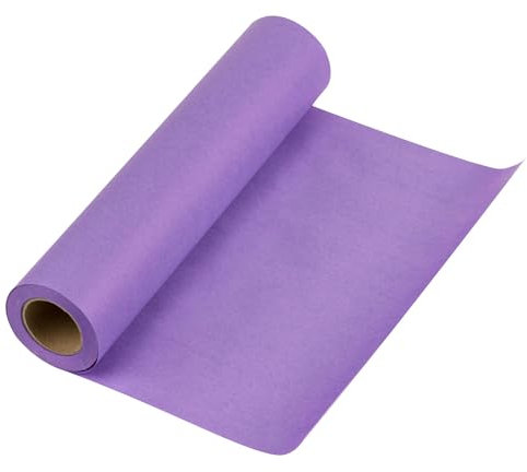 RUSPEPA dunkelviolette Kraftpapierrolle – 30,5 cm x 30 m – natürliches, recycelbares Papier, perfekt für Kunsthandwerk, Kunst, kleine Verpackungen, Verpackung, Post, Versand, Staugut und Pakete