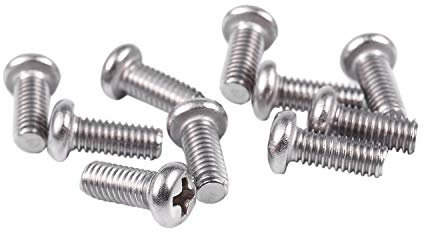 Pderlous 10 Pieces Computer TV LCD Monitor Stand Bracket Mounting Screw M4x10mm
