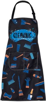 ENSIANTH Cleaning Apron with Pockets House Cleaning Gifts Apron Housekeeping Gift for Cleaning Lovers Housekeeper Apron (2486 Cleaning bule)
