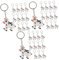 Lot De 3 Porte-clés En Forme De Vache Pendentifs Pour Porte-clés Animaux Pour De Fête 12 Pièces X 3