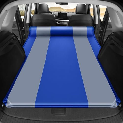 FGAITH Auto Luftmatratze für BYD Song Plus, Auto Luftmatratzen Kofferraum Matratze Aufblasbare Auto Matratze Autobett Luftbett für Outdoor Camping Reisen,A-Blue