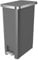 EKO Hana 45L Kitchen Pedal Bin, Step Rubbish Bin with Built-In Wheels for Kitchen & Household Use (Grey)
