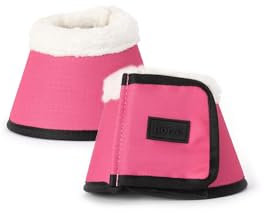 HORZE Pferde Hufglocken Rose Tonique, 2er Set, Rosa, S