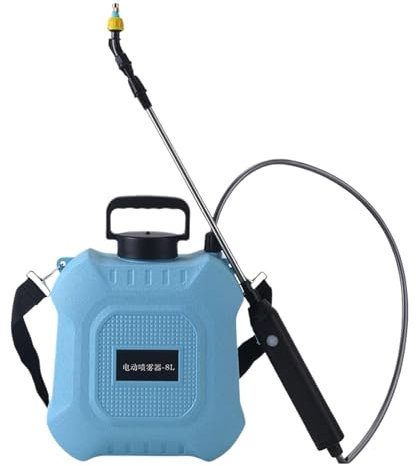 Spruzzatore elettrico da giardino, pompa 'acqua Fruusv Lawn 5l/8l, ugello regolabile, bacchetta retrattile, strumento da giardino a spalla per giardinaggio, cura del prato e uso esterno, 32 x 24
