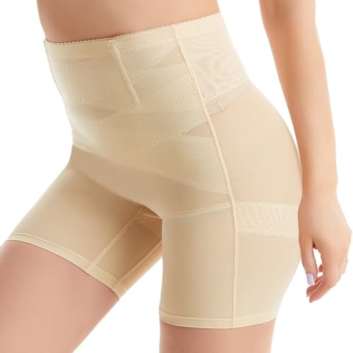DiULi Culotte Gainante Femme,Taille Haute Élasticité Legging Gainant et Sculptant en Ventre Plat Invisible Panty,Pantalon Gainant sans Coutures,Respirable Confortable
