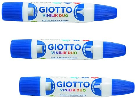 GIOTTO Vinilik Duo - Tube plastique 35g (2 embouts) (Lot de 3)
