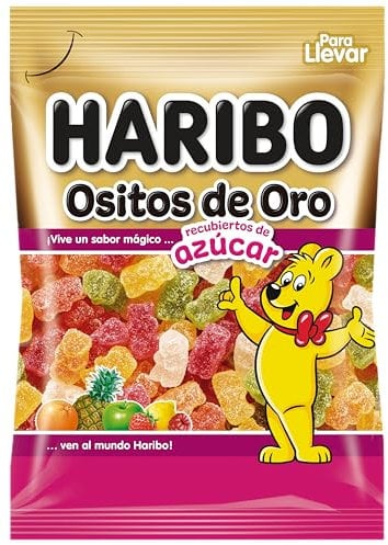 HARIBO, Ositos De Oro Azúcar - 18 bolsas x 100g (1800 gr)