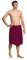 Lanudo® Herren Saunakilt Pure Line, 100% Baumwolle, 400g/m, antibakteriell, Größen S/M/L/XL L/XL Pink