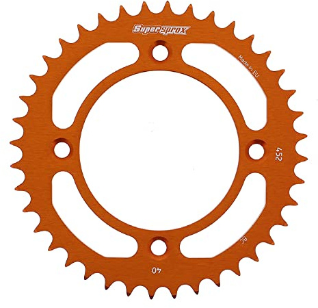 Supersprox RAL-452-40-ORG Aluminum Sprocket Orange for KTM SX 50 14-19