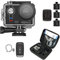 REMALI CapturePro 4K/60fps 20MP Waterproof Sports Action Camera Kit with Carrying Case + 3 Batteries, WiFi, 2 Touch Screen, 8X Zoom, Slow/Fast Motion, Remote/Voice Control, EIS, Distortion Correction