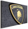 AK ART Lamborghini Logo Leinwandbild Kunstdruck Mehrfarbig Wandbild Wanddeko XXL (40x30 cm)