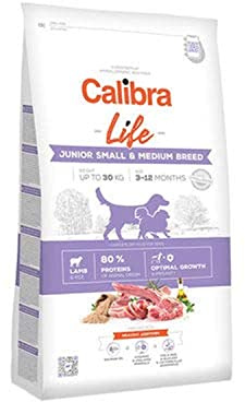 CALIBRA Dog Life JUNIOR SMALL&MEDIUM Breed Cordero 2,5KG