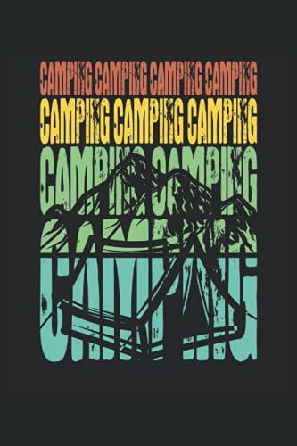 Camper Notizbuch (liniert) Campingplatz Vintage Zelten