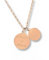 Personalisierte Gravur Kette als Geschenk für Frauen | zur Geburt | zur Hochzeit | für die Freundin | für Mama (50, Rosé)