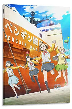 A Story That Leads to The Antarktica A Place Further Than The Universe Japanisches Anime-Poster, 10 Kunstdruck, Leinwand, Poster, Heimdekoration, 30 x 45 cm