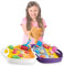 COO11 1000G Magic Play Sand Set for Kids, Motion Sand with Molds, Shovel and Tools, Magnetic Sandbox and Beach Toys Set, Educational Gift for Boys and Girls Age 3+ Years