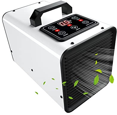 Ozone & Negative Ion 2 IN1 Generator,60,000 Mg/h Digital Commercial Industrial Odour Removal Eliminator Deodorizer Machine Air Purifier for Home,Car Smoke,Pet Urine Smell Remover