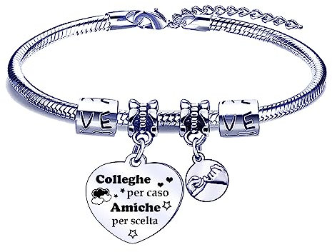 POIUYTRE Regali Natale Collega,Idee Regalo Collega,Regalo Collega Donna,Regalo Colleghe Collega,Bracciale Amici,Regalo Compleanno Colleghi,Regalo di Ringraziamento per Colleghi e Amici (2)