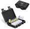 KIWIFOTOS Battery Storage Organizer Box for 6x CR123A/ CR16340/ CR18350/ CR15270(CR2) and 6x 9V Battery, IP6/7 Waterproof and Dustproof Batteries Organiser Case (Battery not included)