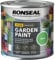 AMK® Ronseal Garden Paint 250ml Clover Green Outdoor Multi Surface for Wood Metal Brick Terracotta Stone Weather Resistant Rainproof 1 Hour Furniture Fence Planter Shed Decor Colour Protection