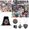 Tulufanskrr Blackpink Lisa Geschenk Fans Geschenk Set für Blink, Blackpink Fanartikel, Kpop Lisa Merchandise Geschenke Lisa Rucksack Karte Schlüsselbund
