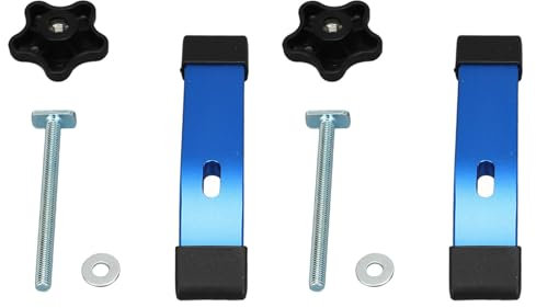 Holzbearbeitungs-T-Nut-Klemme, effizientes multifunktionales Klemm-Set, Aluminium-Griffklemme