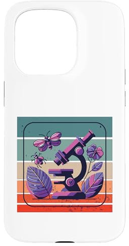 iPhone 15 Pro Microscope science nature exploration discovery bee floral Case