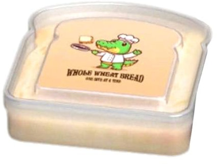 Rtyweth Sandwich-Behälter, Toastform, Sandwichbox, Lebensmittelaufbewahrung, Toast, Kunststoff, Frischhaltedose für Mittagessen, Toastform