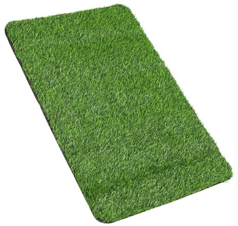 FONDOTIN Tapis d'herbe Gazon extérieur Artificiel terrasse extérieure en Gazon Artificiel Gazon Artificiel pour Chiens en extérieur Fausse Herbe Fibre de polypropylène (polypropylène) Vert