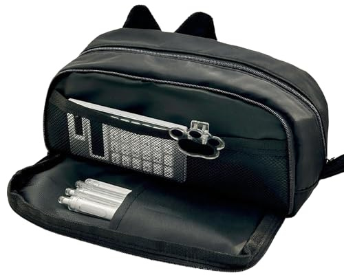 Federmäppchen für die Schule, breite Öffnung, tragbare Schreibwaren-Box, Tasche, Aufbewahrung für Teenager, Kinder, Studenten, Jungen, Mädchen, Reisen, Kunst, Make-up, Kosmetik, Toilettenartikel