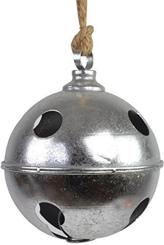 CHICCIE Riesige Metall Weihnachtsglocke Ø 20cm - Weihnachtskugel Dekoration