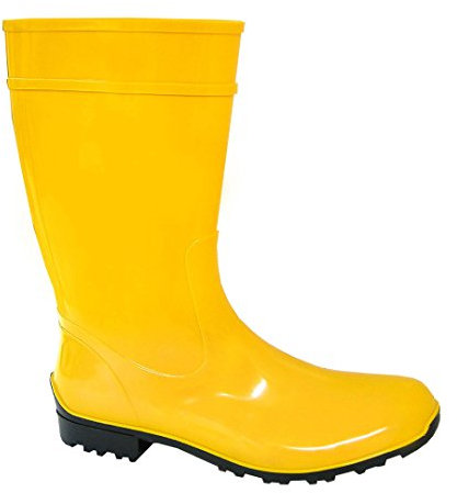 Lemigo Damen Gummistiefel Regenstiefel Ilse, Giallo, 38 EU