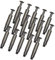 PisciHogar Tornillo de Anclaje para Lona, cobertor de Piscina. 100% INOX (Acero-Aluminio) y escamoteable MONOBLOC. Pack de: (16 Uds)