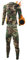 MEETYOO Herren U1 Basisschicht-Set, Tarnung Grün, XL