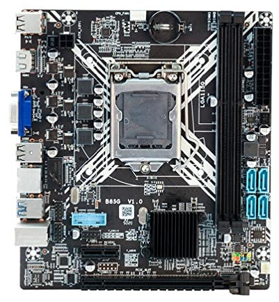 mayDONG B85 Mining Motherboard LGA 1150 CPU Socket PCI-E USB 3.0 M.2 SATA Interfaz DDR3 x 4 Ranura de memoria para computadora de escritorio lga 1150 placa base micro atx ddr3 minería