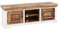 HOMELIV. Bahia Lowboard in weiß/Natur, Mangoholz, im Landhausstil, mit viel Stauraum, das Highlight in Ihrem Esszimmer
