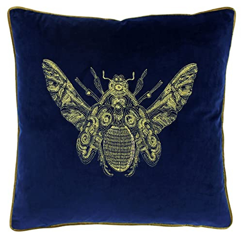 Paoletti Cerana Polyester Filled Cushion,Royal Blue