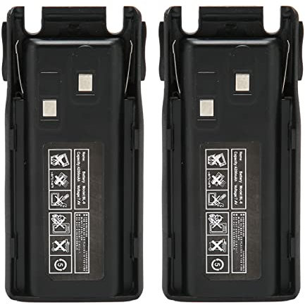 2PCs 7.4V 4200mah Batteries de Rechange BL-8 Li ION Original pour UV82 UV 8D UV 89 UV UV 82HX Talkie Walkie, Batteries Radio 2 Voies