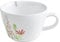 KAHLA Five Senses Wildblume Cappuccino-Obertasse 0,25 l | Cappuccinotasse aus Porzellan rot/gelb
