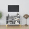 Homgoday Sonoma TV Unit Solid Wood Legs Grey 69.5 x 30 x 50 cm, Cabinet Cupboard Storage Cabinet, Shelves for Indoor Wardrobe, Garden Furniture, Broom Holder for Indoor Bathroom Home